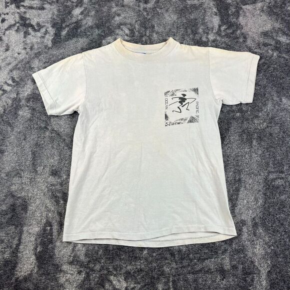 Vtg 90's Ocean Pacific Surf T-Shirt Single Stitch Gray Multicolor Men's S *Read - Picture 3 of 16